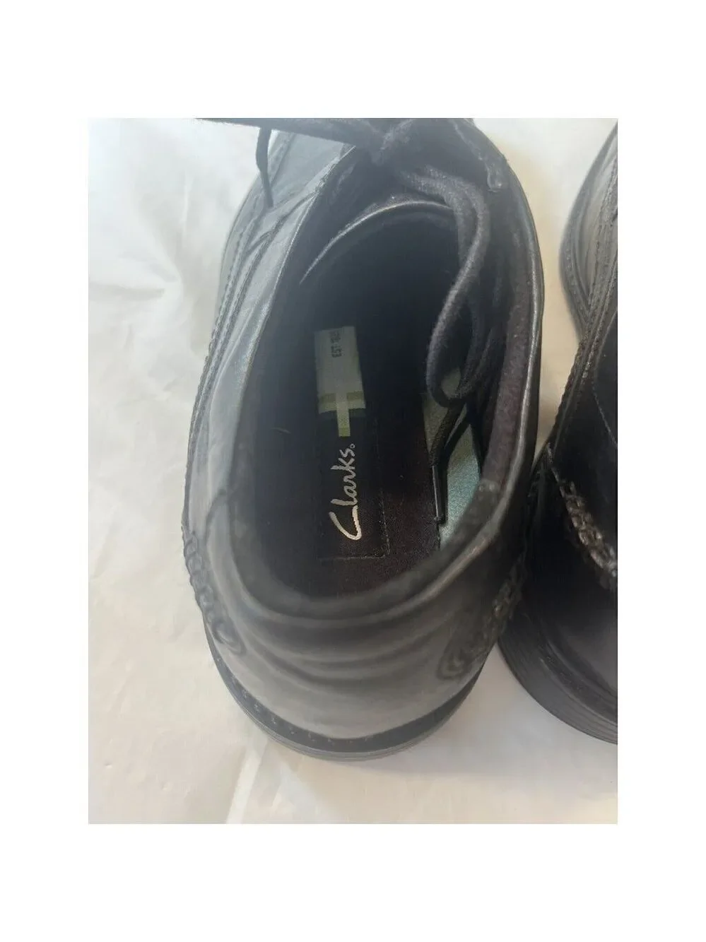 CLARKS QUID FELPS 66156 Oxford, Men's Size 7.5  Black  MSRP $90